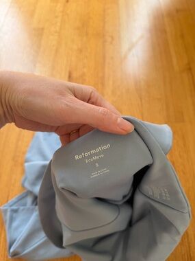 Reformation EcoMove Active Top — Dusty Blue